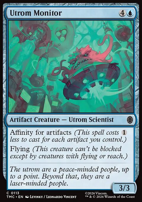 Utrom Monitor, Teenage Mutant Ninja Turtles Eternal #113, Magic: The Gathering card