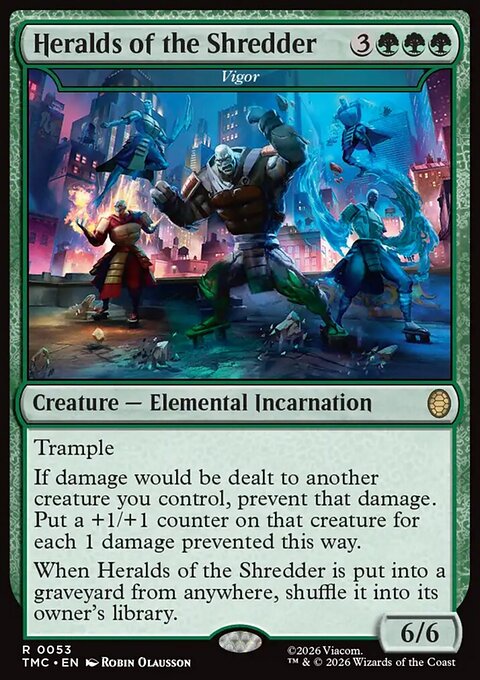 Vigor, Teenage Mutant Ninja Turtles Eternal #53, Magic: The Gathering card