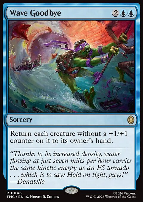Wave Goodbye, Teenage Mutant Ninja Turtles Eternal #46, Magic: The Gathering card
