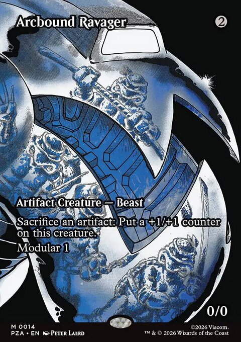 Arcbound Ravager, Teenage Mutant Ninja Turtles Source Material #14, Magic: The Gathering card