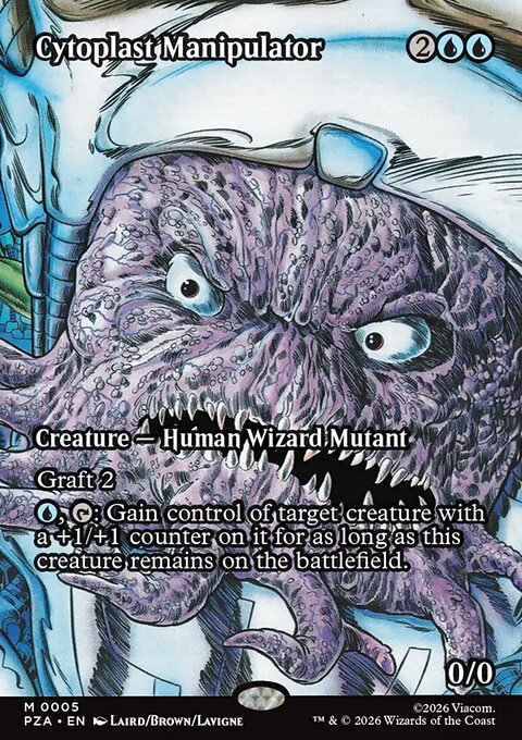 Cytoplast Manipulator, Teenage Mutant Ninja Turtles Source Material #5, Magic: The Gathering card