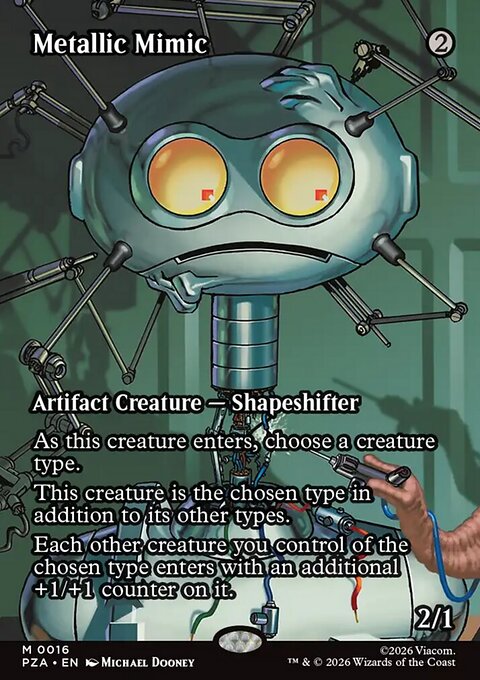 Metallic Mimic, Teenage Mutant Ninja Turtles Source Material #16, Magic: The Gathering card