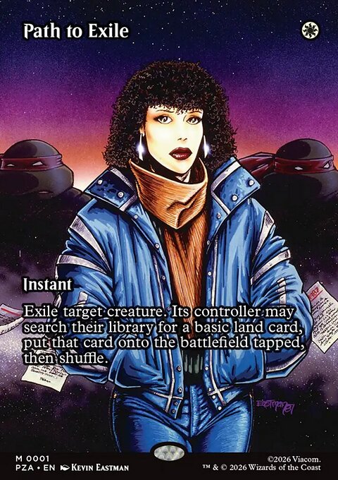 Path to Exile, Teenage Mutant Ninja Turtles Source Material #1, Magic: The Gathering card