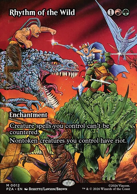 Rhythm of the Wild, Teenage Mutant Ninja Turtles Source Material #12, Magic: The Gathering card