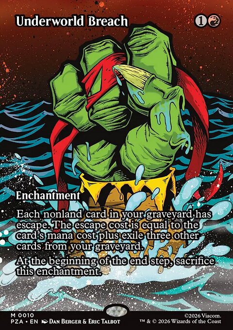 Underworld Breach, Teenage Mutant Ninja Turtles Source Material #10, Magic: The Gathering card