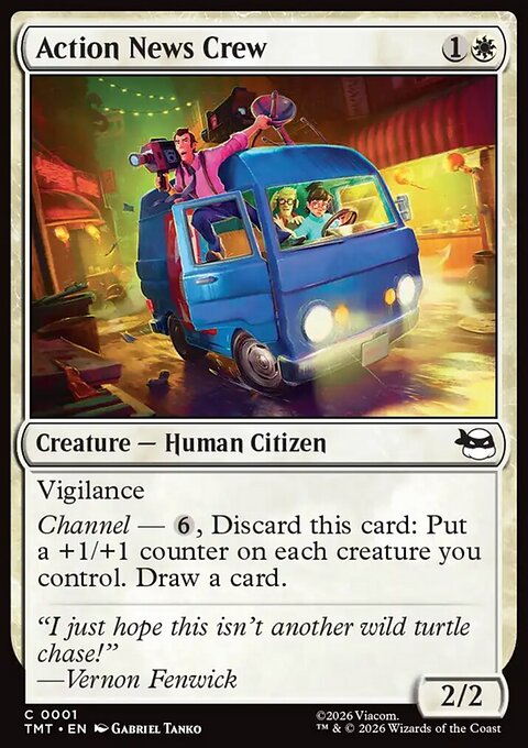 Action News Crew, Teenage Mutant Ninja Turtles #1, Magic: The Gathering card