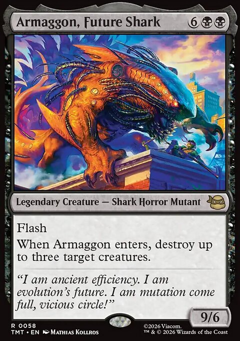 Armaggon, Future Shark, Teenage Mutant Ninja Turtles #58, Magic: The Gathering card