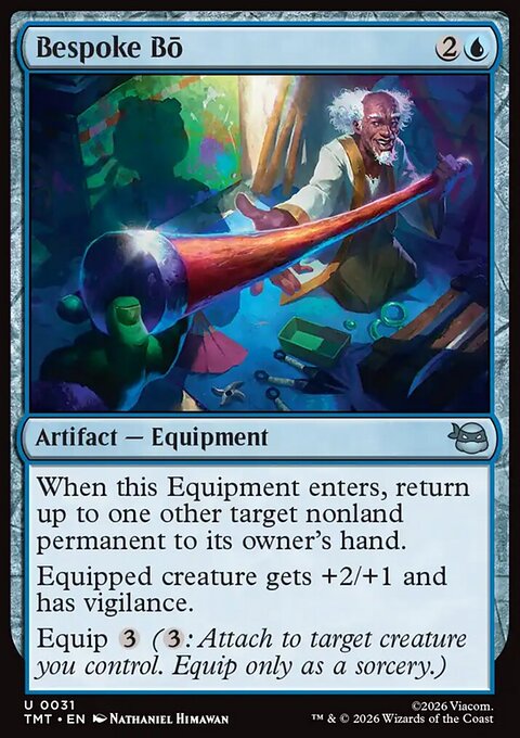 Bespoke Bō, Teenage Mutant Ninja Turtles #31, Magic: The Gathering card