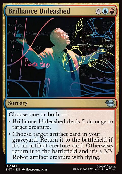 Brilliance Unleashed, Teenage Mutant Ninja Turtles #141, Magic: The Gathering card