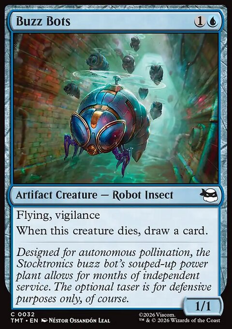 Buzz Bots, Teenage Mutant Ninja Turtles #32, Magic: The Gathering card