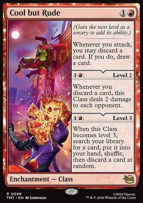 Cool but Rude, Teenage Mutant Ninja Turtles #89, Magic: The Gathering card