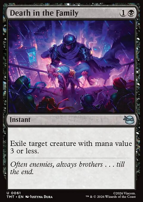 Death in the Family, Teenage Mutant Ninja Turtles #61, Magic: The Gathering card