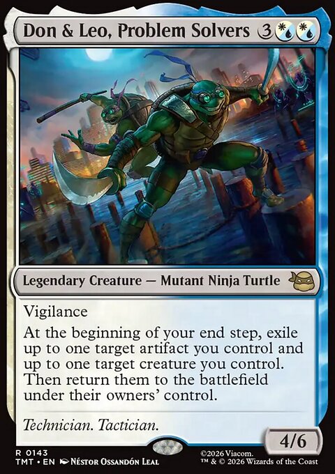 Don & Leo, Problem Solvers, Teenage Mutant Ninja Turtles #143, Magic: The Gathering card