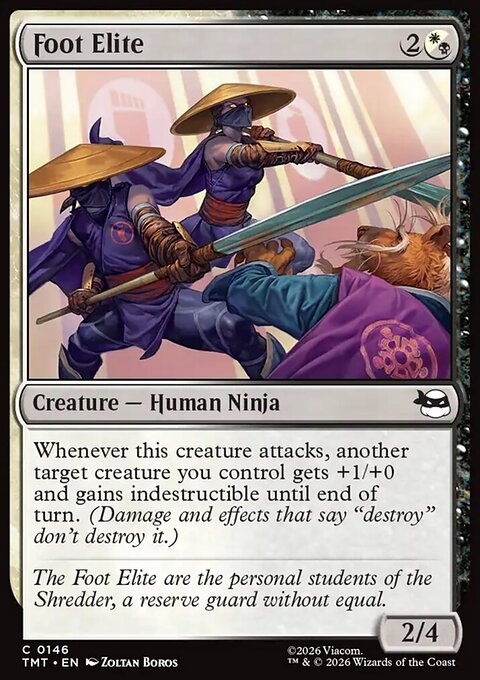 Foot Elite, Teenage Mutant Ninja Turtles #146, Magic: The Gathering card
