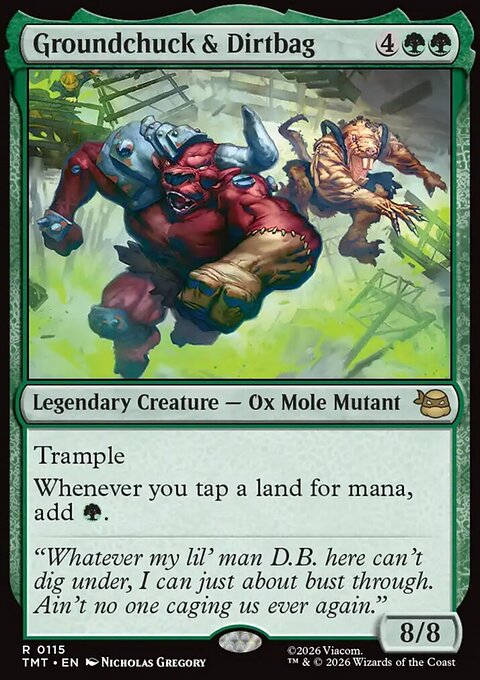Groundchuck & Dirtbag, Teenage Mutant Ninja Turtles #115, Magic: The Gathering card