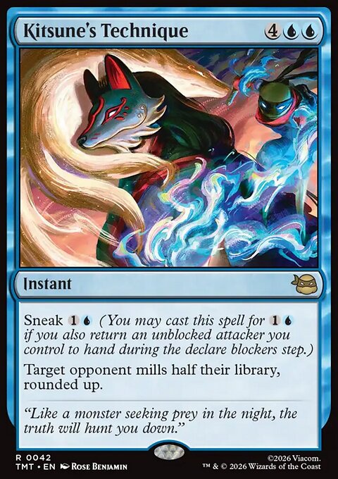 Kitsune's Technique, Teenage Mutant Ninja Turtles #42, Magic: The Gathering card