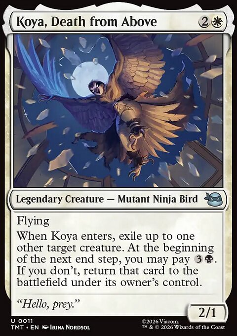 Koya, Death from Above, Teenage Mutant Ninja Turtles #11, Magic: The Gathering card