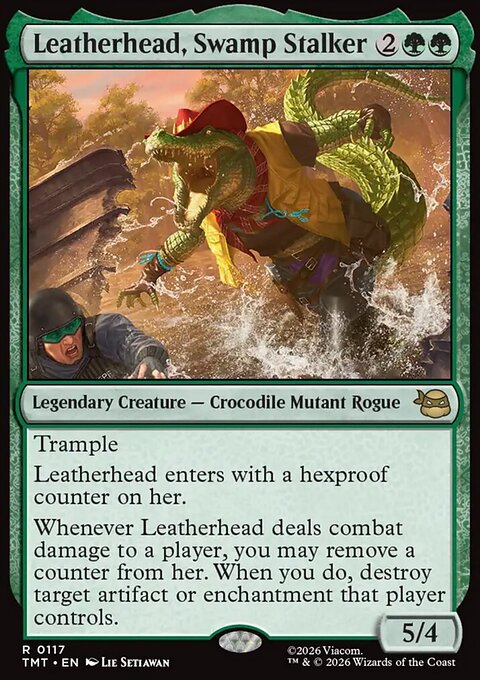 Leatherhead, Swamp Stalker, Teenage Mutant Ninja Turtles #117, Magic: The Gathering card