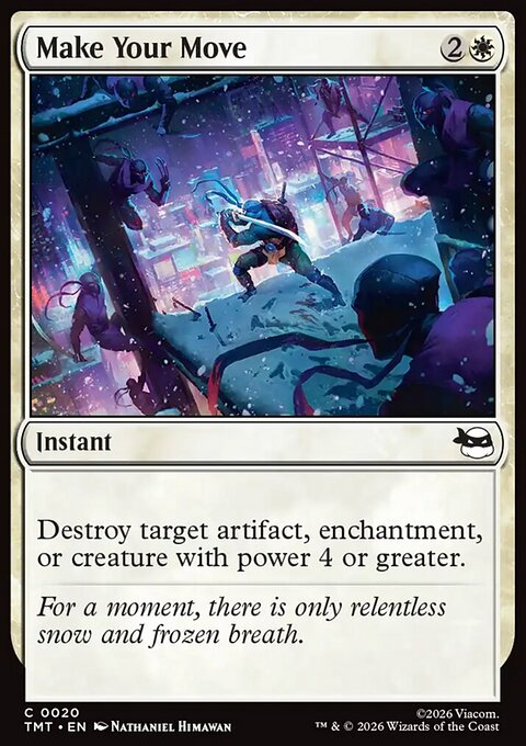 Make Your Move, Teenage Mutant Ninja Turtles #20, Magic: The Gathering card