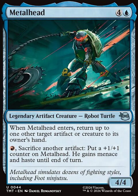 Metalhead, Teenage Mutant Ninja Turtles #44, Magic: The Gathering card