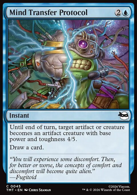Mind Transfer Protocol, Teenage Mutant Ninja Turtles #45, Magic: The Gathering card