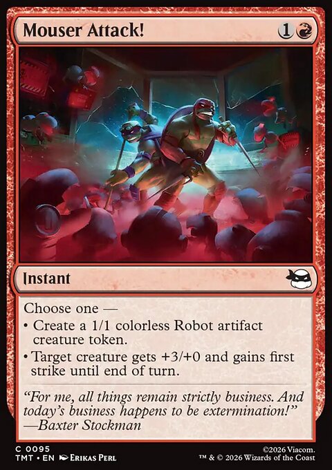 Mouser Attack!, Teenage Mutant Ninja Turtles #95, Magic: The Gathering card