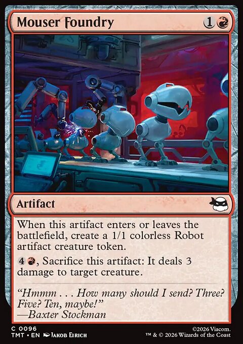 Mouser Foundry, Teenage Mutant Ninja Turtles #96, Magic: The Gathering card