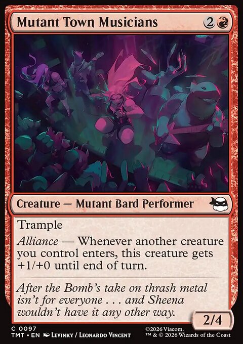 Mutant Town Musicians, Teenage Mutant Ninja Turtles #97, Magic: The Gathering card
