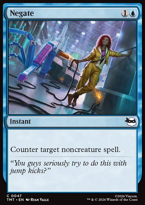 Negate, Teenage Mutant Ninja Turtles #47, Magic: The Gathering card