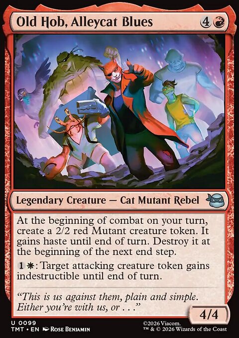 Old Hob, Alleycat Blues, Teenage Mutant Ninja Turtles #99, Magic: The Gathering card