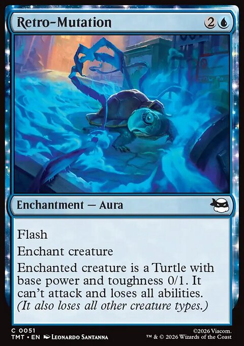 Retro-Mutation, Teenage Mutant Ninja Turtles #51, Magic: The Gathering card