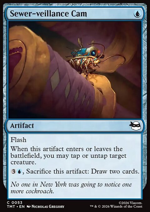 Sewer-veillance Cam, Teenage Mutant Ninja Turtles #53, Magic: The Gathering card