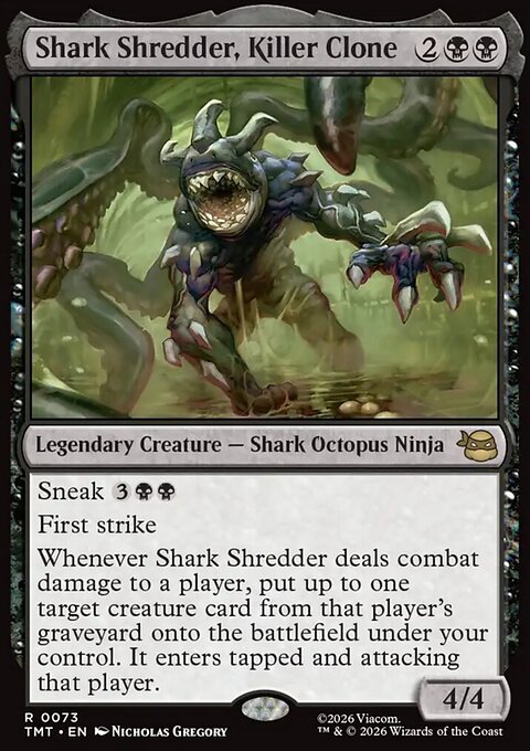Shark Shredder, Killer Clone, Teenage Mutant Ninja Turtles #73, Magic: The Gathering card