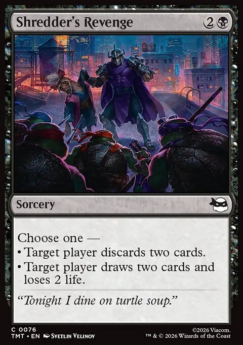 Shredder's Revenge, Teenage Mutant Ninja Turtles #76, Magic: The Gathering card