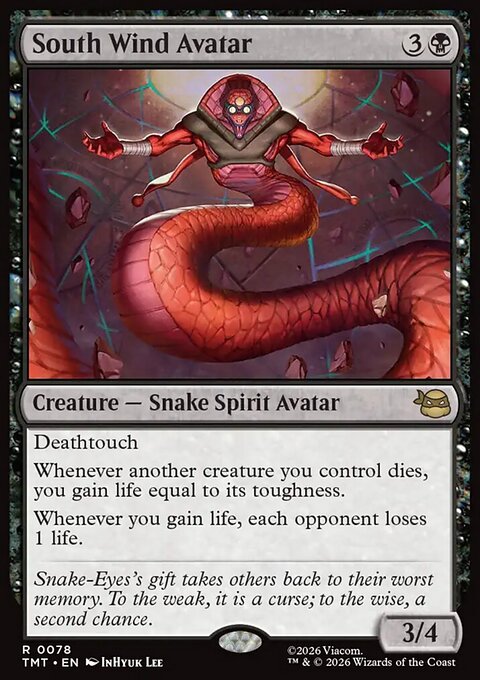 South Wind Avatar, Teenage Mutant Ninja Turtles #78, Magic: The Gathering card