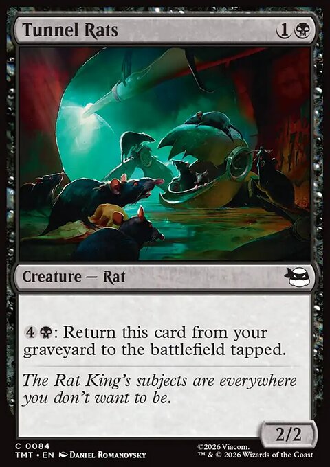 Tunnel Rats, Teenage Mutant Ninja Turtles #84, Magic: The Gathering card