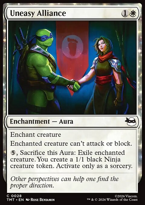 Uneasy Alliance, Teenage Mutant Ninja Turtles #28, Magic: The Gathering card