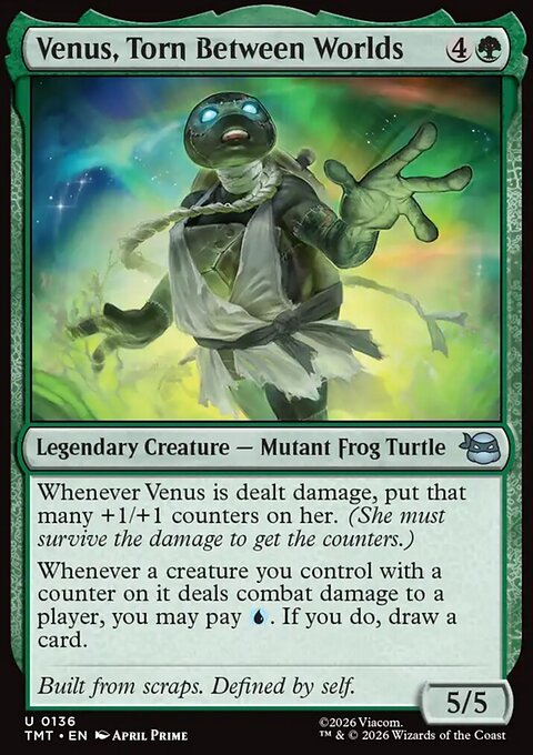 Venus, Torn Between Worlds, Teenage Mutant Ninja Turtles #136, Magic: The Gathering card