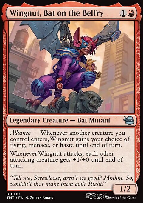 Wingnut, Bat on the Belfry, Teenage Mutant Ninja Turtles #110, Magic: The Gathering card