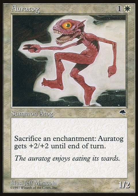Auratog, Tempest #6, Magic: The Gathering card
