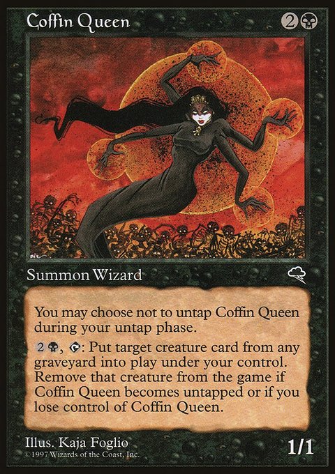 Coffin Queen, Tempest #114, Magic: The Gathering card