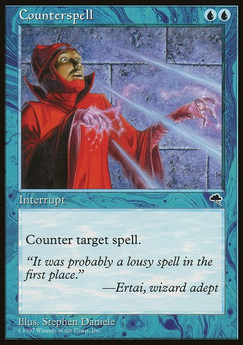 Counterspell, Tempest #57, Magic: The Gathering card