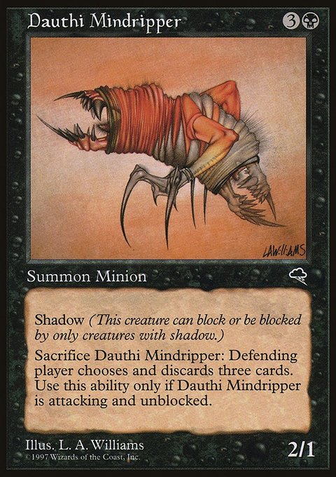 Dauthi Mindripper, Tempest #125, Magic: The Gathering card