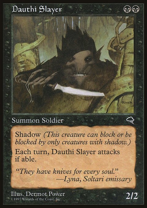 Dauthi Slayer, Tempest #126, Magic: The Gathering card