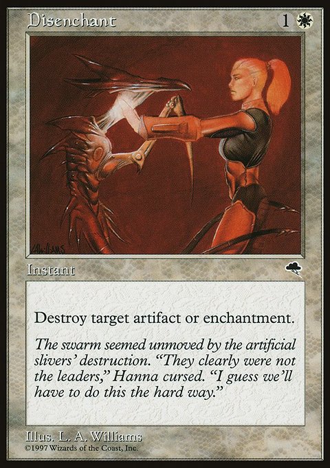 Disenchant, Tempest #16, Magic: The Gathering card