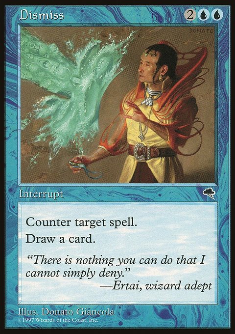 Dismiss, Tempest #58, Magic: The Gathering card