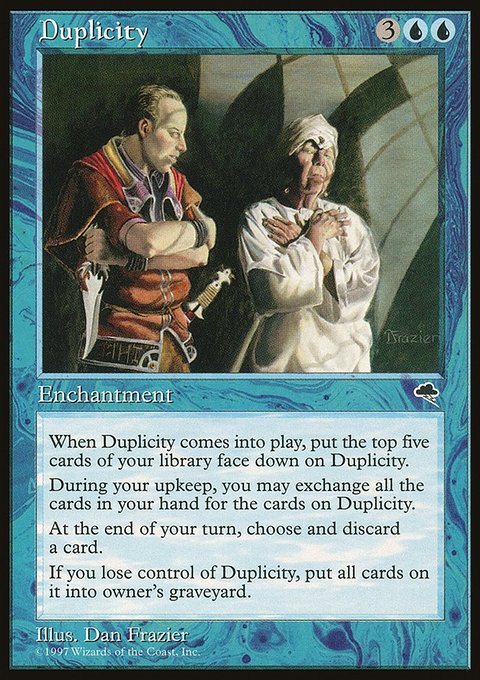 Duplicity, Tempest #60, Magic: The Gathering card