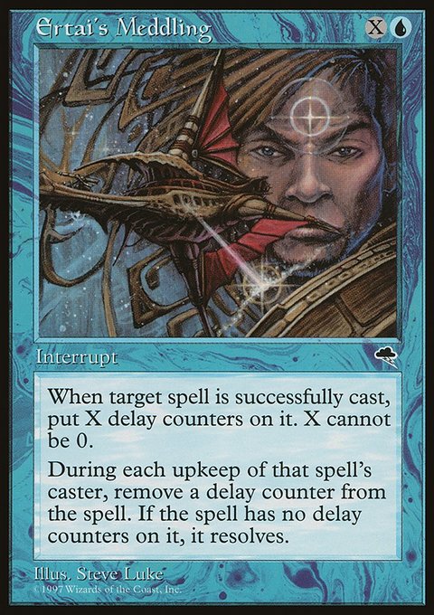 Ertai's Meddling, Tempest #61, Magic: The Gathering card