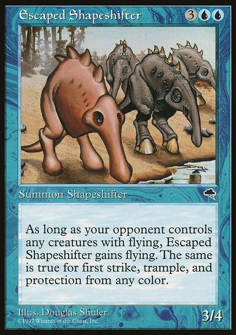 Escaped Shapeshifter, Tempest #62, Magic: The Gathering card
