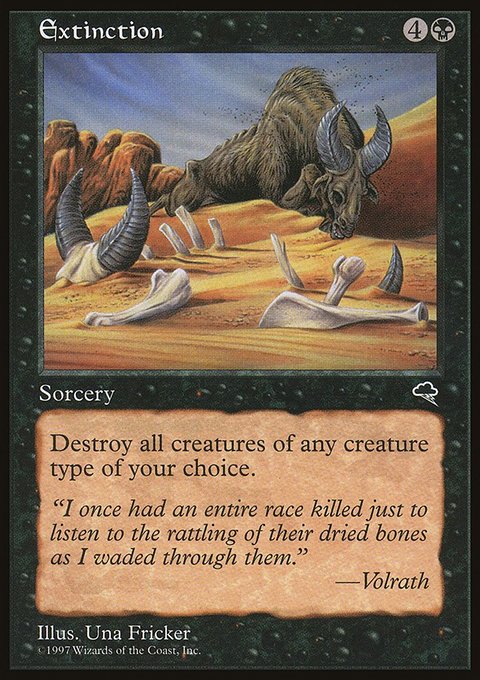 Extinction, Tempest #135, Magic: The Gathering card